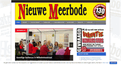 Desktop Screenshot of meerbode.nl
