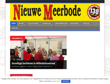 Tablet Screenshot of meerbode.nl